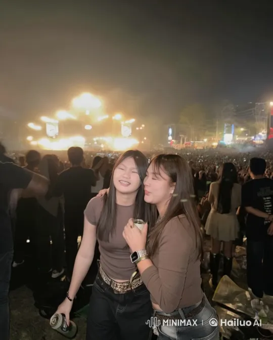 Night Concert Fight Scene: Friends to Foes – AI Generated Video | Hailuo AI