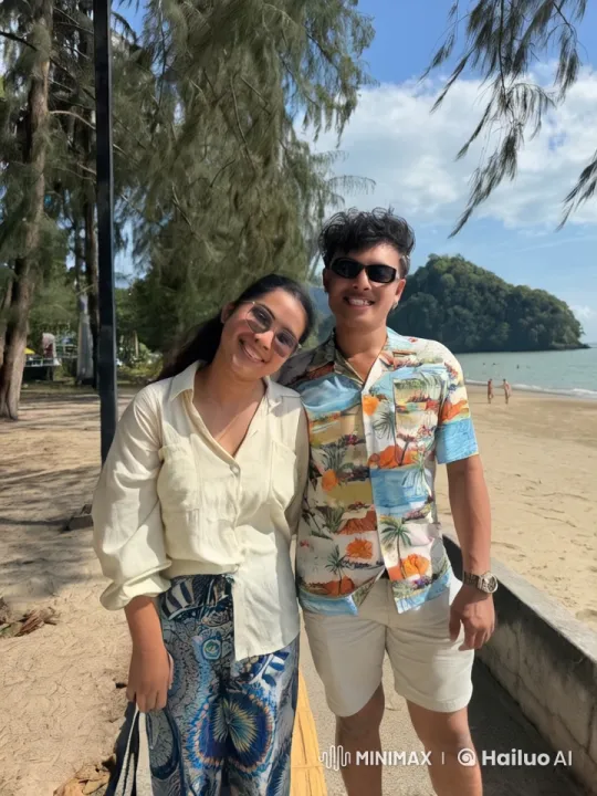 Couple's Intense Martial Arts Battle on a Beach – AI Generated Video | Hailuo AI