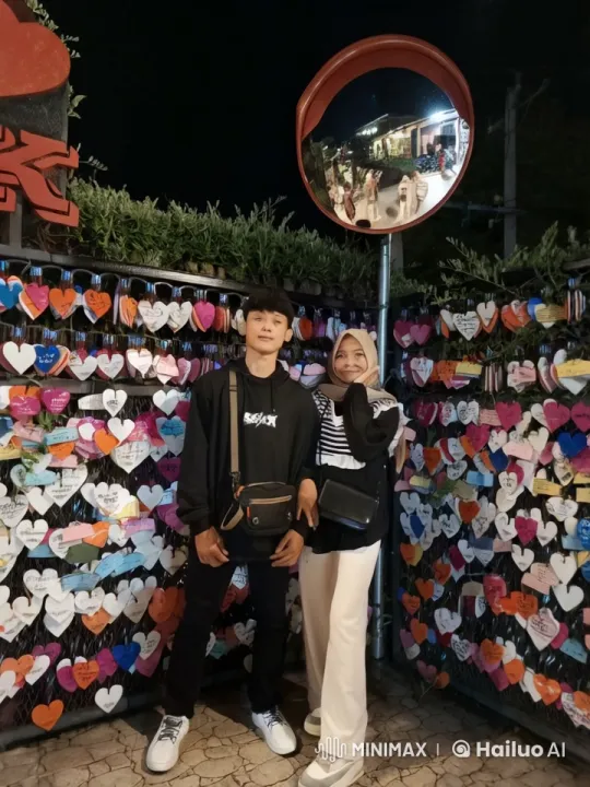 Night Street Kungfu Display with Colorful Heart Background – AI Generated Video | Hailuo AI