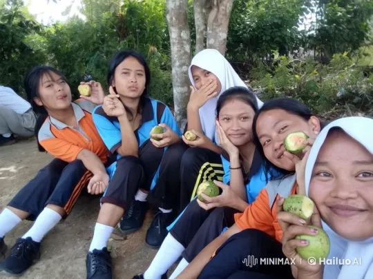 Students in Sports Uniforms Enjoy Fruit and Playful Kungfu Fight – AI Generated Video | Hailuo AI