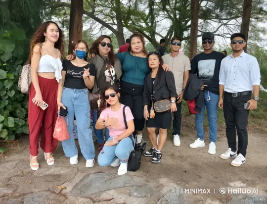 Friends Practicing Martial Arts in a Park – AI Generated Video | Hailuo AI