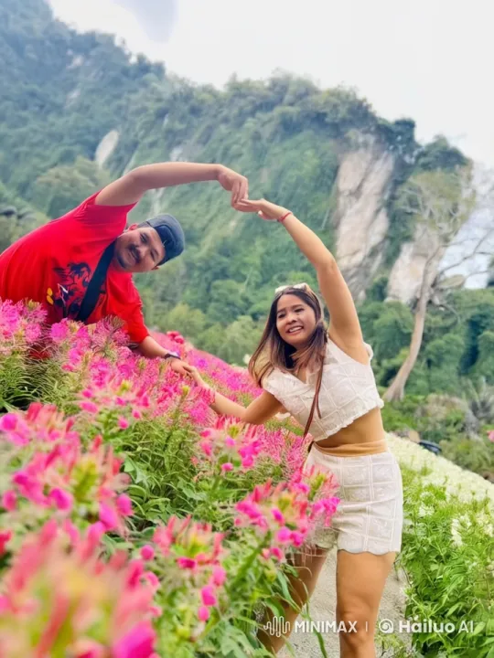 Martial Arts Display in a Lush Flower Garden – AI Generated Video | Hailuo AI