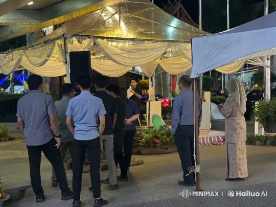 Festive Gathering Awaits Lion Dance Performance – AI Generated Video | Hailuo AI