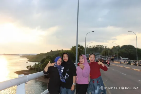 Sunset Kungfu Display on Bridge – AI Generated Video | Hailuo AI