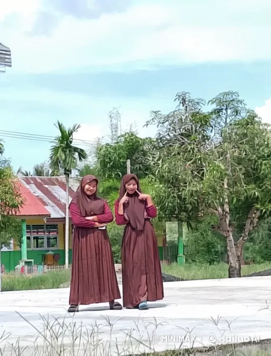 Traditional Brown Attire Kung Fu Fight with Serene Background – AI Generated Video | Hailuo AI