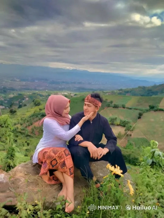 Couple's Playful Kung Fu in Scenic Landscape – AI Generated Video | Hailuo AI