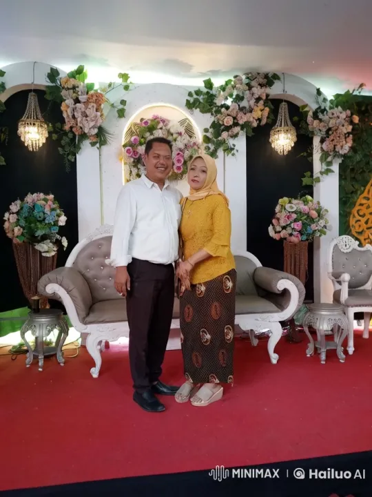 Couple Poses in Elegant Wedding Setting – AI Generated Video | Hailuo AI