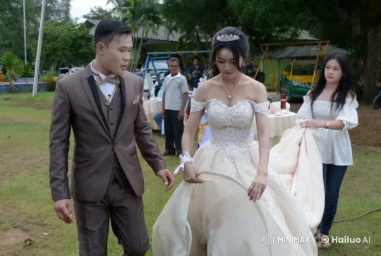 Bride and Groom's Unexpected Martial Arts Wedding Display – AI Generated Video | Hailuo AI