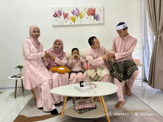 Family Celebrates Bond with Joyful Kung Fu Display – AI Generated Video | Hailuo AI