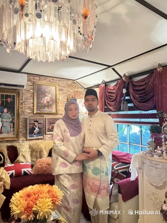 Traditional Attire Couple Showcases Martial Arts Dance – AI Generated Video | Hailuo AI