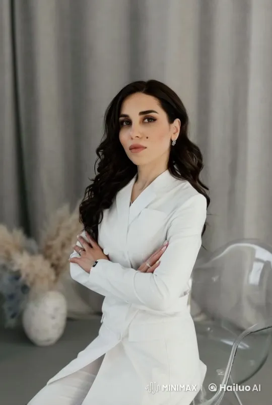 Professional Woman in White Suit with Style and Grace – AI Generated Video | Hailuo AI
