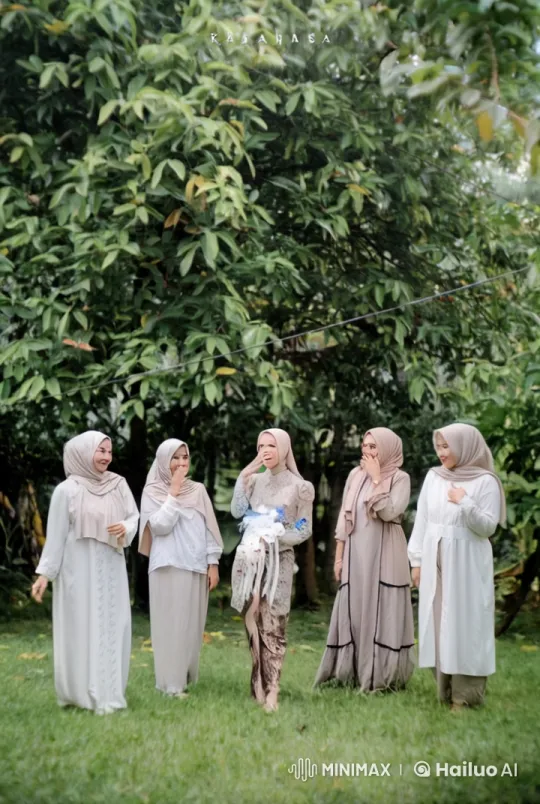 Five Women Engage in Intense Kungfu Battle in Tranquil Garden – AI Generated Video | Hailuo AI