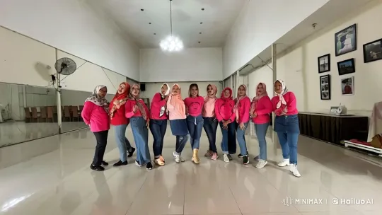 Women Practicing Martial Arts in a Bright Hall – AI Generated Video | Hailuo AI