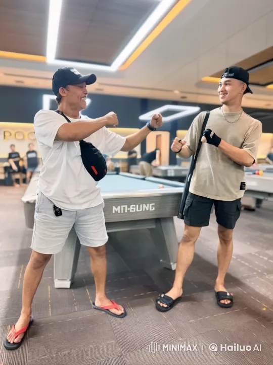 Playful Martial Arts Demonstration in Recreational Space – AI Generated Video | Hailuo AI