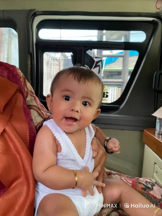 Baby Performs Playful Kungfu in a Vehicle – AI Generated Video | Hailuo AI