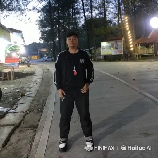 Kung Fu Practitioner Showcases Skill on Quiet Evening Street – AI Generated Video | Hailuo AI