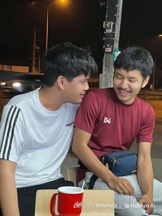 Nighttime Kung Fu Sparring Session at Street Table – AI Generated Video | Hailuo AI