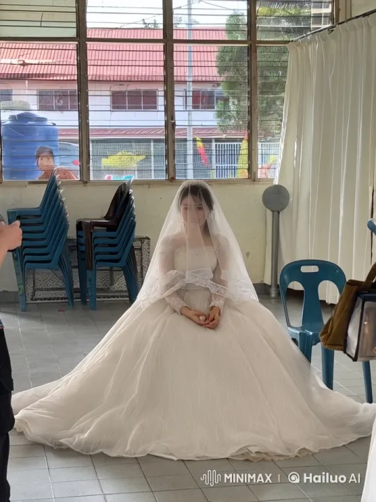 Bride Practicing Martial Arts in Wedding Gown – AI Generated Video | Hailuo AI