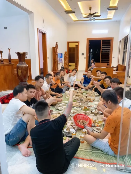 Social Gathering Turns Chaotic: From Meal to Fight – AI Generated Video | Hailuo AI