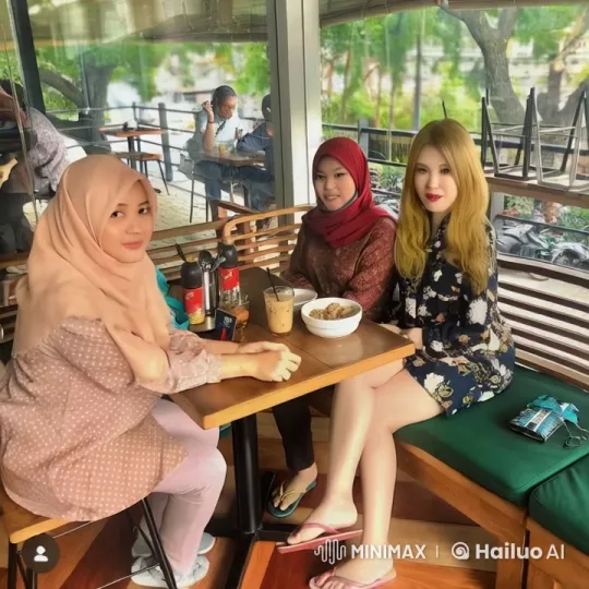 Women Transform into Kungfu Fighters in Café – AI Generated Video | Hailuo AI
