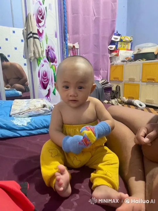 Baby Mimics Kungfu in Playful, Colorful Setting – AI Generated Video | Hailuo AI