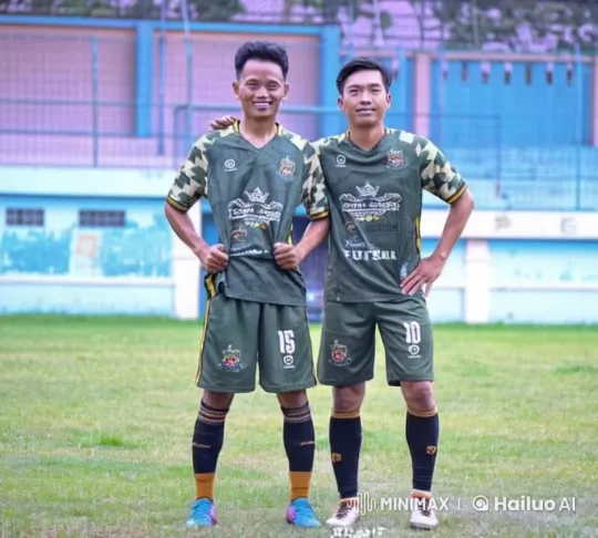 Soccer Players Perform Kungfu on Grass Field – AI Generated Video | Hailuo AI