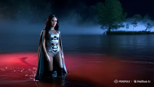Witch to Serpent Transformation: Cinematic Beauty and Horror – AI Generated Video | Hailuo AI