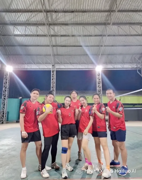 Volleyball Jersey Athletes Perform Martial Arts Showdown – AI Generated Video | Hailuo AI