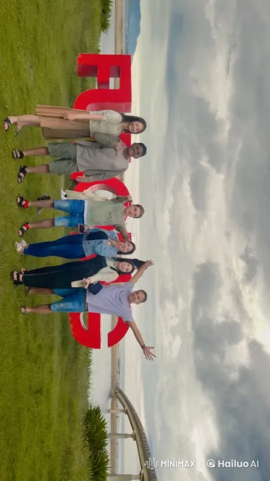 Joyful Group Enjoying Nature by the Water – AI Generated Video | Hailuo AI