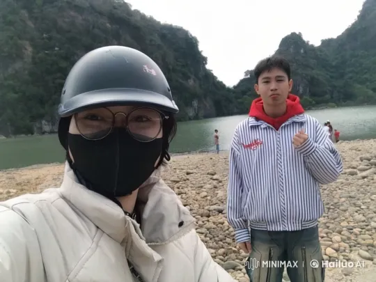 Martial Arts Display at Rocky Riverscape – AI Generated Video | Hailuo AI