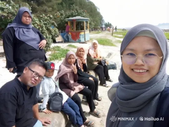 Beach Group Surprises with Impressive Kung Fu Display – AI Generated Video | Hailuo AI