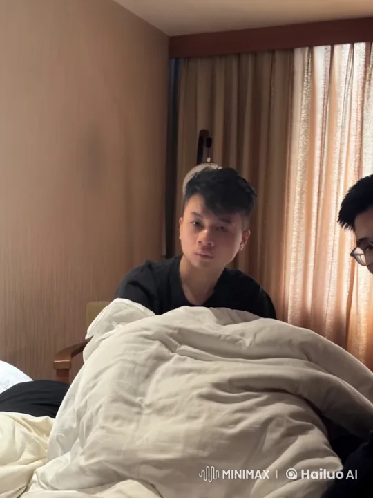 Man Transforms Quiet Room with Energetic Dance Performance – AI Generated Video | Hailuo AI