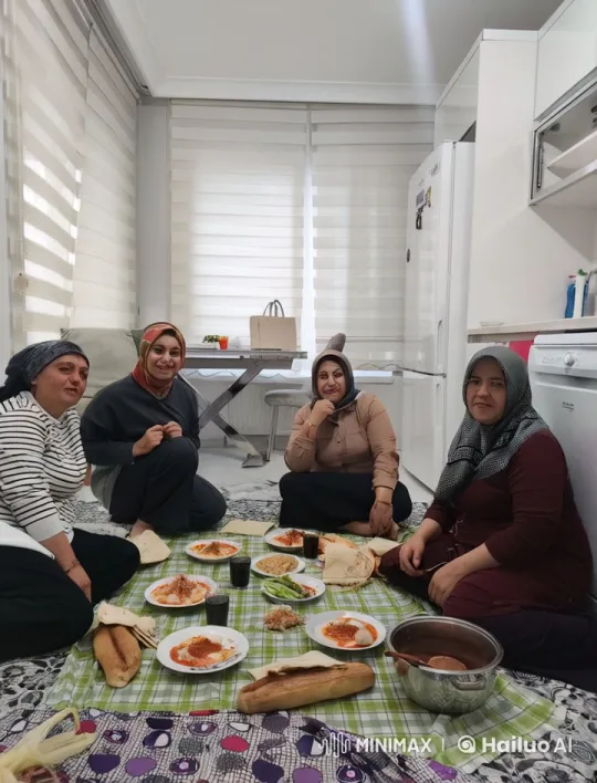 Women's Kungfu Fight Erupts During Meal – AI Generated Video | Hailuo AI