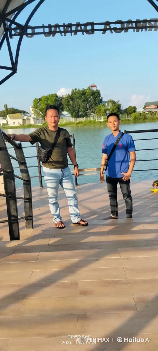 Kungfu Masters Perform Dynamic Moves on Lake Deck – AI Generated Video | Hailuo AI