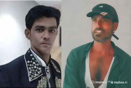Two Men Embrace in Joyful Friendship – AI Generated Video | Hailuo AI