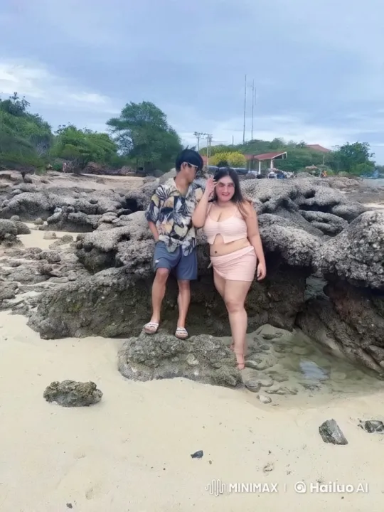 Couple Practicing Kung Fu in Scenic Beach Setting – AI Generated Video | Hailuo AI