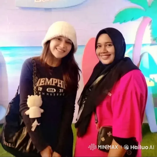 Two Women's Playful Quarrel Evolves into Affectionate Embrace – AI Generated Video | Hailuo AI