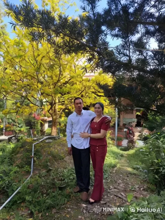Couple's Synchronized Kungfu Display in Lush Garden – AI Generated Video | Hailuo AI