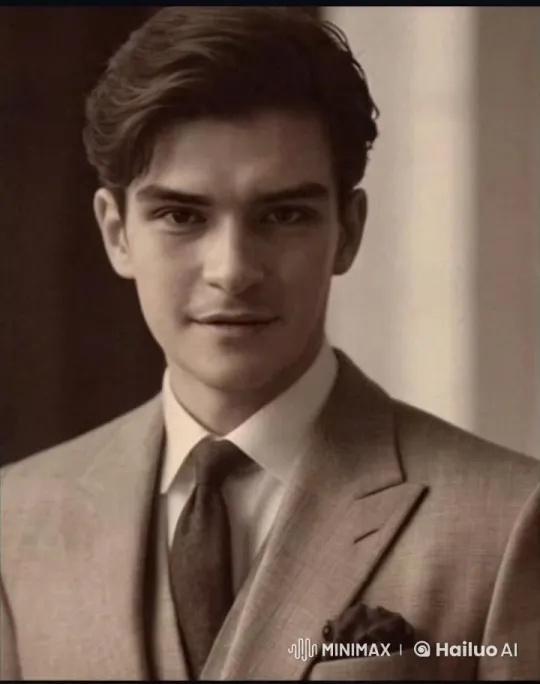 Elegant Man Performing Nazi Salute in Sepia Image – AI Generated Video | Hailuo AI