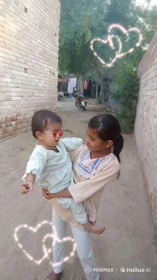 Affectionate Moment in a Sunlit Alley – AI Generated Video | Hailuo AI