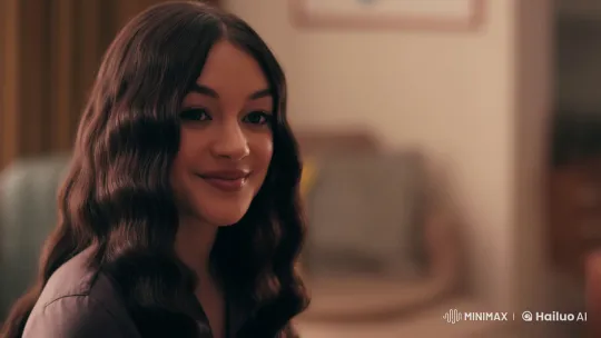 Young Couple Shares Intimate Moment in Warm Indoor Setting – AI Generated Video | Hailuo AI