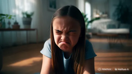 Young Girl Finds Calm Through Breathing Exercises – AI Generated Video | Hailuo AI