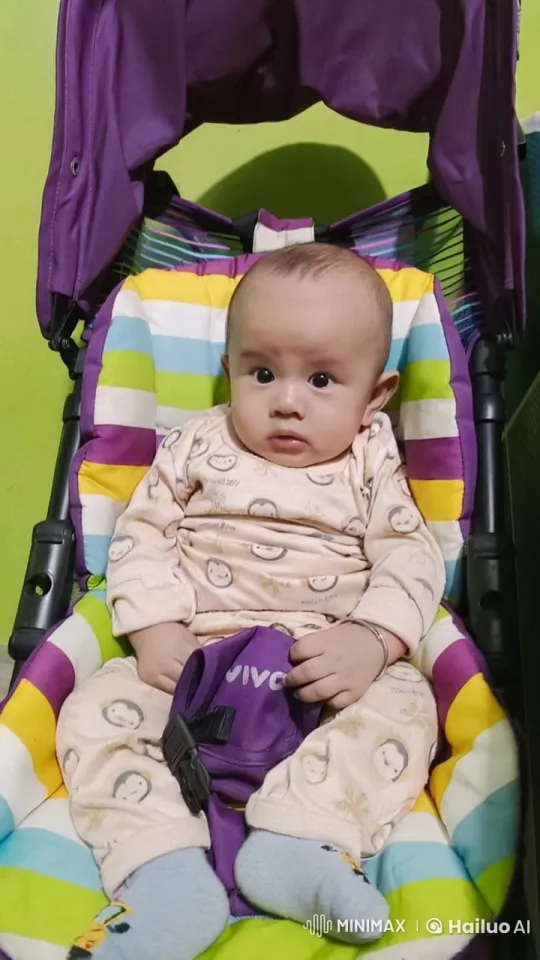 Baby Mimics Kungfu in Stroller – AI Generated Video | Hailuo AI