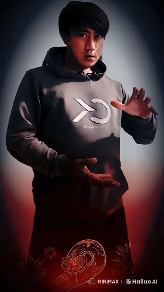 Mystical Hoodie Performance with Dynamic Snake Design – AI Generated Video | Hailuo AI