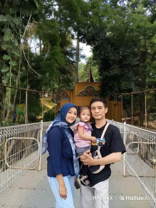 Family Showcases Martial Arts on Bridge in Serene Forest – AI Generated Video | Hailuo AI