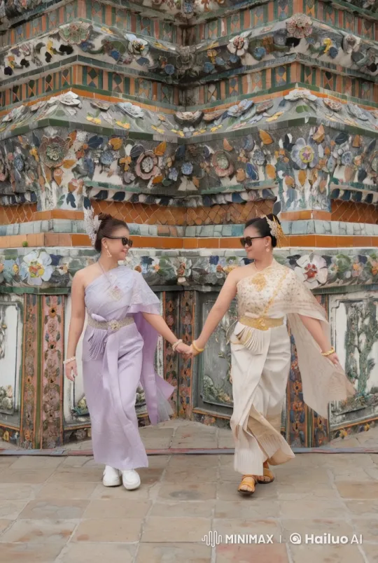 Traditional Outfits: Kung Fu Fight with Graceful Choreography – AI Generated Video | Hailuo AI