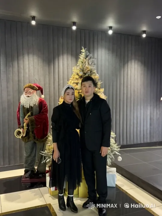 Christmas Martial Arts Display by Kung Fu Duo – AI Generated Video | Hailuo AI