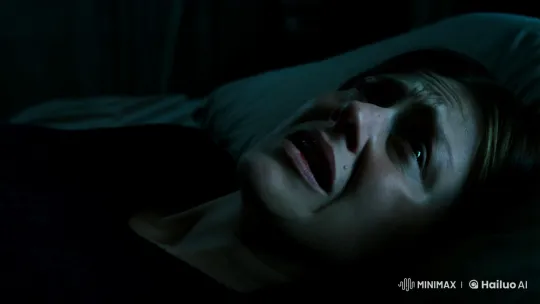 Terrifying Encounter with Shadow Figure During Sleep Paralysis – AI Generated Video | Hailuo AI