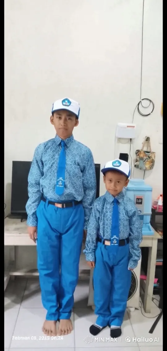 Children Practicing Synchronized Kungfu in School Uniforms – AI Generated Video | Hailuo AI