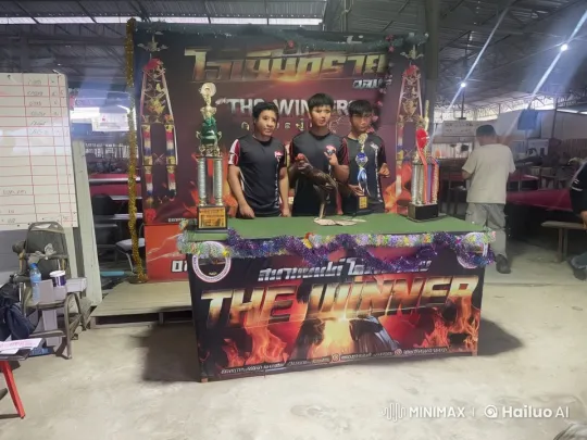 Team Victory Celebrates After Intense Martial Arts Fight – AI Generated Video | Hailuo AI